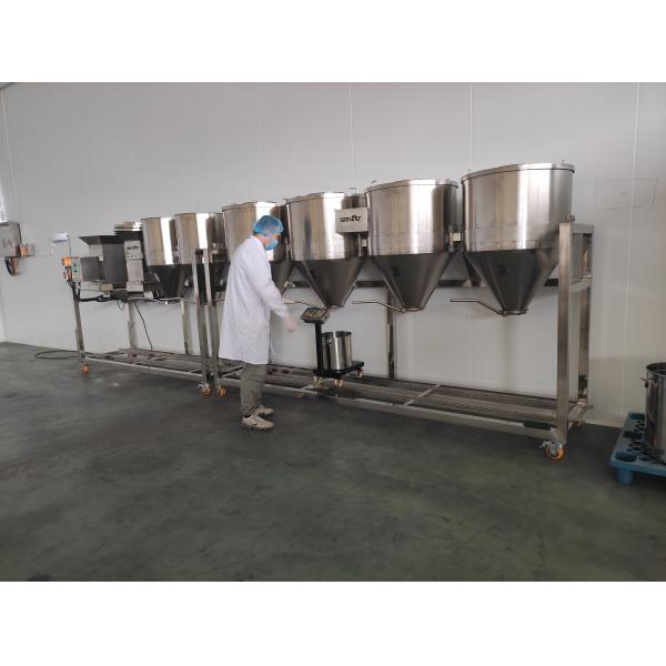 380v 400kg/H Snack Bar Machine Chocolate Enrobing Production Line