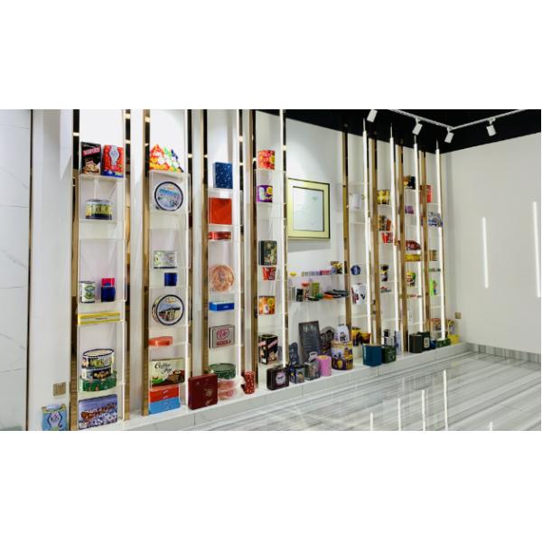 DADI Rectangular Biscuit Tin Box Recyclable Ombre Printed Packaging Tin Containers