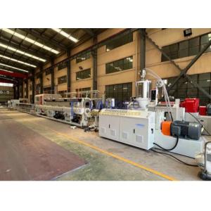 Plastic HDPE Pipe Extruder Machine High Output Water Supply Pipe Production Line