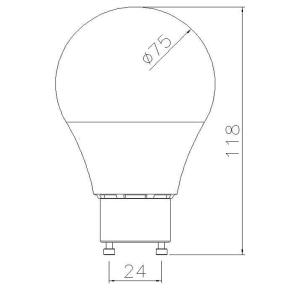 5W 7W 9W 11W GU24 led globe light SMD5730 led globe bulb lamp high lumen White