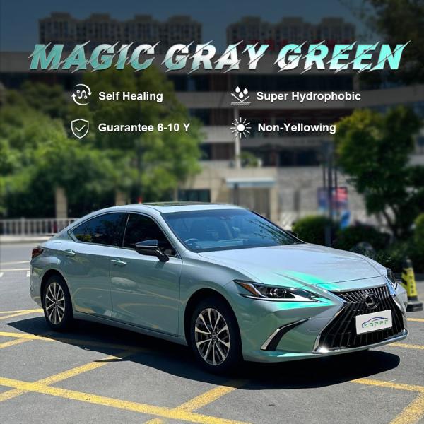 Magic Gray Green Self Healing Color Paint Protection Film Scratch UV-Resistant