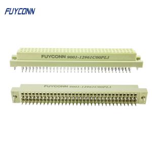 Cheap 3 rows 3*32 96 Pin Female DIN41612 Connector Solderless Euro Connector w/ Board Lock for sale
