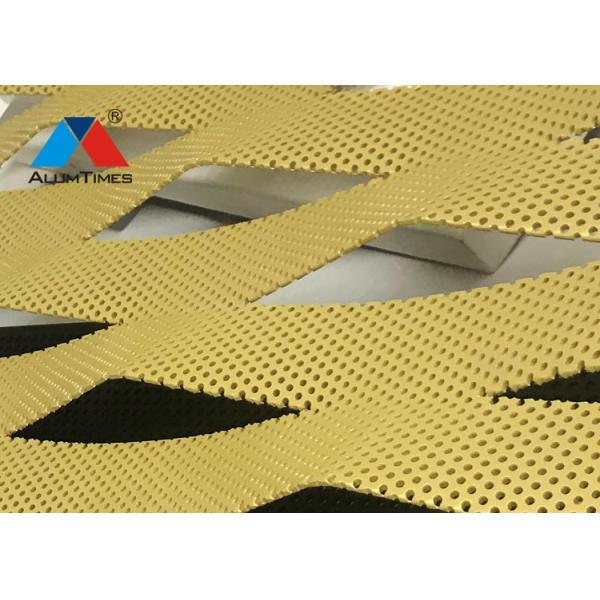 Quality Anti Corrosion Expanded Aluminium Mesh Panels With Excellent Decoration Effects wholesale