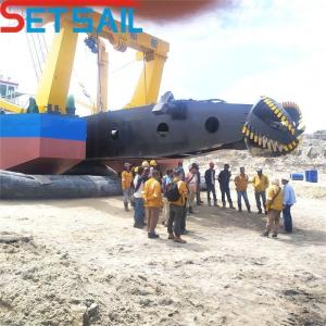 Cheap Hydrocyclone Cyclone Type Diesel Engine River Sand Dredger with Hydraulic Cutter Sand Pump for sale