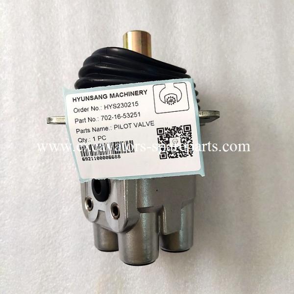 Quality Pilot Valve 702-16-53251 7021653251 For PC12R PC15R PC20R PC25R wholesale
