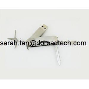 Multifunctional Knife Shaped Metal Twister USB Flash Drive Real Capacity