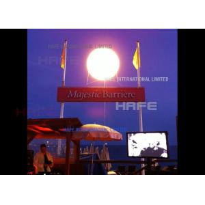 Luminous 3.3 M Giant Led Light Up Helium Balloons 0.18 MM PVC With Protection