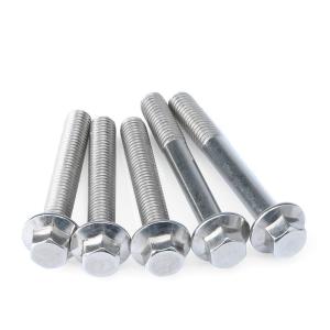 Customized M8 Hex Flange Bolt High Precision Metric Machine Bolts Grade 8.8