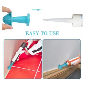 K-018 Caulking Finishing Tool 24 PCS Caulk Nozzle Applicator Stainless Steel