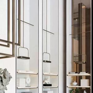 Iron Single Decorative Pendant Light For Bedroom Bedside L300 X W200 X H280MM