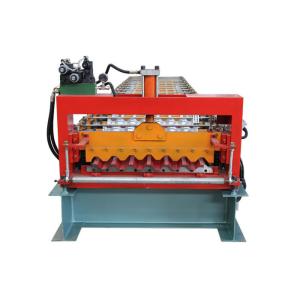 PLC Program Corrugated Roof Sheet Making Machine Automatic Producing With Hand
