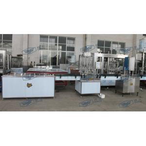 SUS304 Juice Milk / Can Filling Line With Negative Pressure
