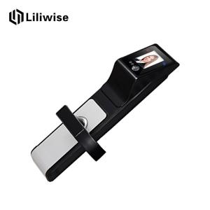 Cheap Automatic Control Face Recognition Door Lock Zinc Alloy With 2.5 Inch LED Screen for sale