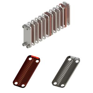 B3-052 Customized High-end Nickel Welded Titanium Plate Brazed Heat Exchanger