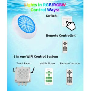 Surface Mounted 12V Concrete Pool Light 4 Wires External Control Multicolor