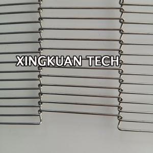 Link Belt Conveyor Belt Wire Mesh On Conveyor Machine To Transport With Good Air