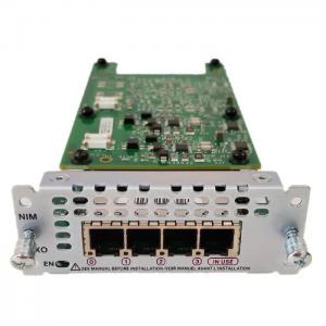 China NIM-4FXO 4 Port Network Interface Module NIM-4FXO= Green Grey on sale