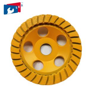 China Durable Diamond Cup Wheel , Tile Marble 7 Inch Concrete Grinding Wheel on sale