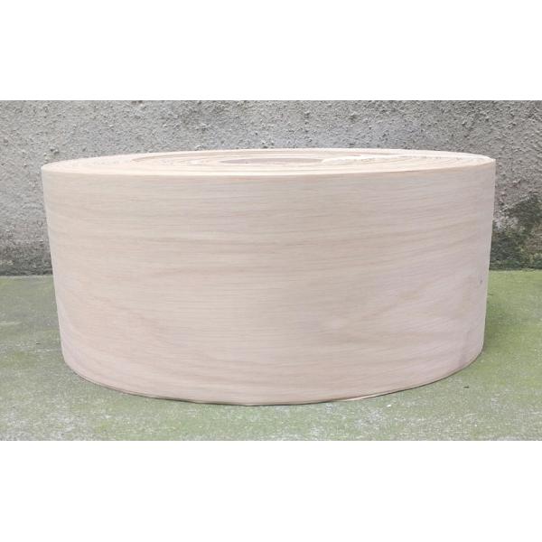 140mm Wide White Oak Profile Wrapping Veneer White Oak Wood Veneer Rolls for
