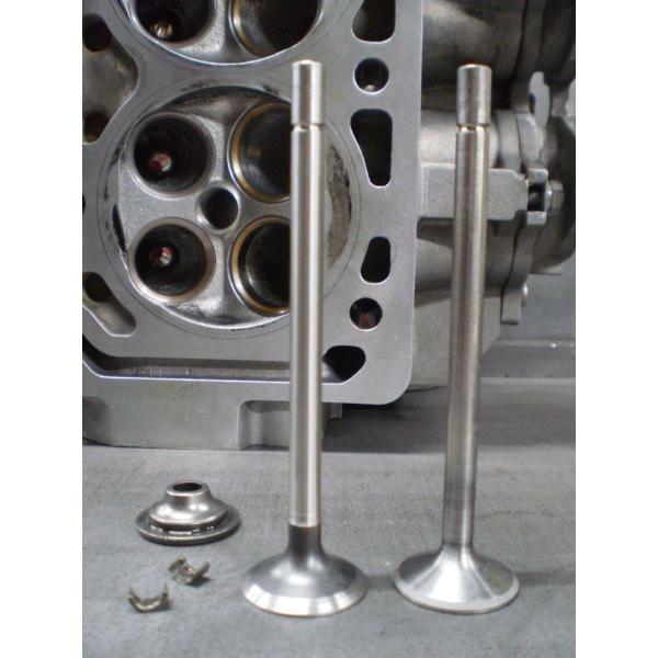 Quality Original Custom Diesel Engine Valve IN 4Cr10Mo & EX21-4N Material Polished Treatment wholesale