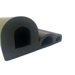 Cutting Service Black D Type Rubber Marine Boat Fender Dock Bumper for Ship