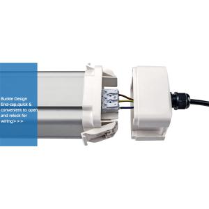 DUALRAYS D5 LED Vapour Proof Light Fittings with Buckle Design End-cap Quick