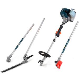 2 stroke Height Adjustable side-attached Brush Cutter 42.7cc multi function 8 in 1  shrub scissors grass trimmer