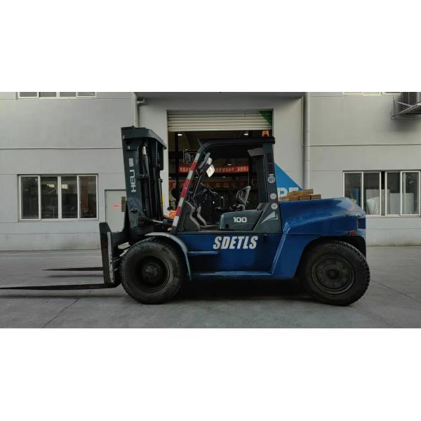 Quality Original HELI CPCD100 10 Ton Diesel Forklift Used Lifting Machine HELI H2000 Series Heli 3 Tons 5Tons 7 Tons 10 Tons wholesale