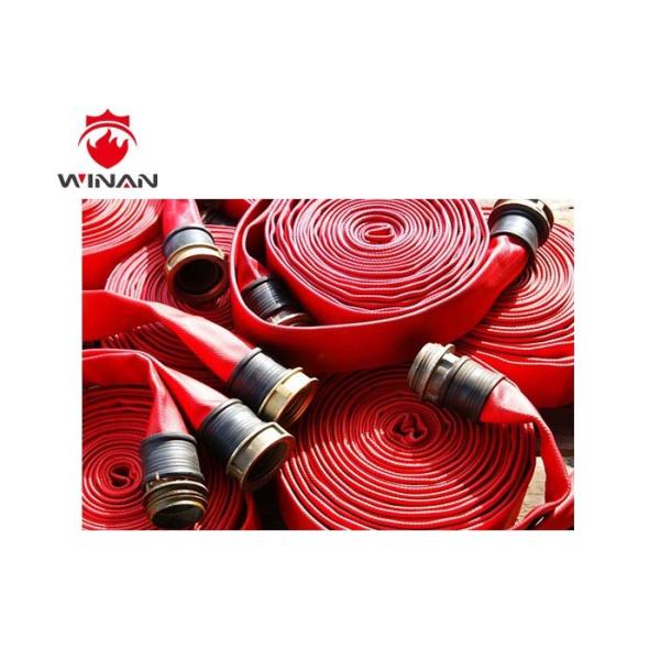 Fabric Fire Fighting Hose Reel High Pressure ISO9001/CCCF Certificate