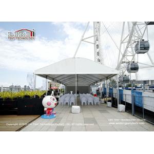 Plain White Sidewalls CFM Permanent Movable Party Tents