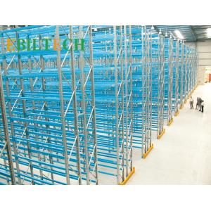High Strength Warehouse Racking System Metal Racks Spray Painting Surface