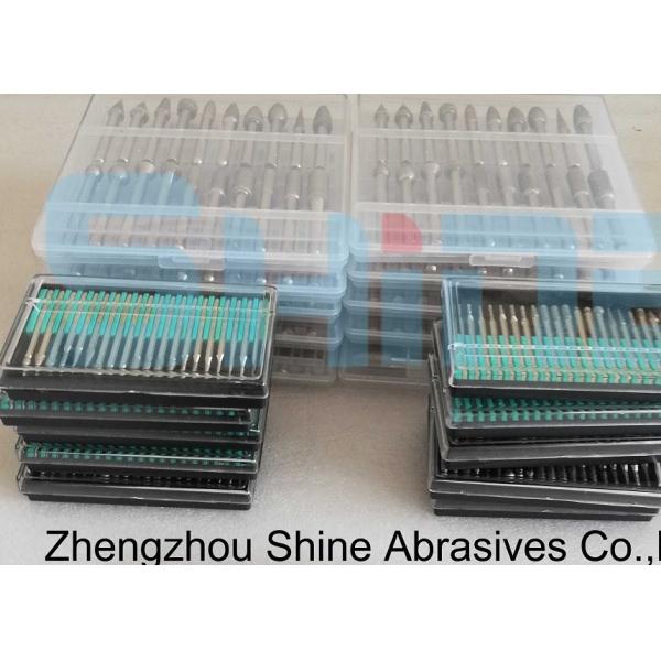 Quality Engraving Electroplated Diamond Tools Diamond Mounted Point Set 3mm Shank wholesale