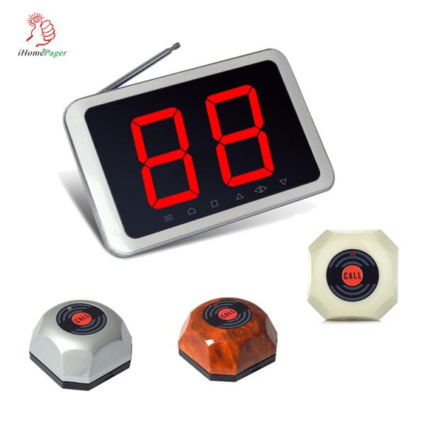Wireless smart long range restaurant table calling system display receiver and