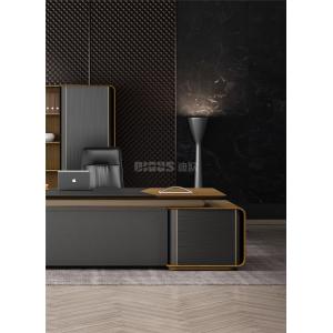 Wood Veneer Painted 1" Executive Office Table Three Drawers DIOUS