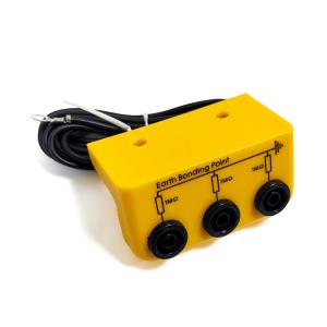 L Shaped Yellow Grounding Socket EPA Equipment Component