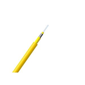 China Indoor Simplex Duplex Fiber Cable Yellow Color For Communication Equipment on sale