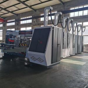 Pneumatic Driven Corrugated Carton Box Machine Printing Slotting Die Cutting