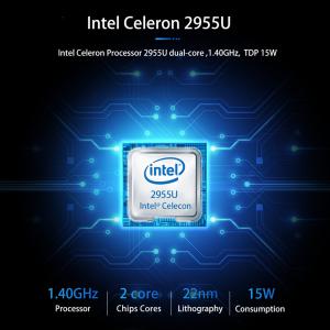 Intel Celeron 2955U And Pentium 3805U Mini PC With DDR3L 8GB And Single LAN HDMI