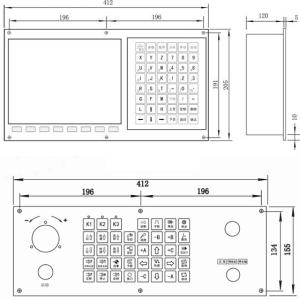CNC1000TDb CNC Lathe Controller , turning computer numerically controlled CE