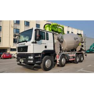 28m Concrete Mixer Truck With Pump Teila Brand 4 Axles Euro V Standard