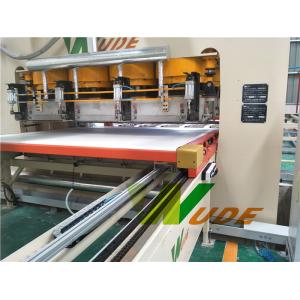 Auto Short Cycle Lamination Line Melamine Hot Press Machine High Production