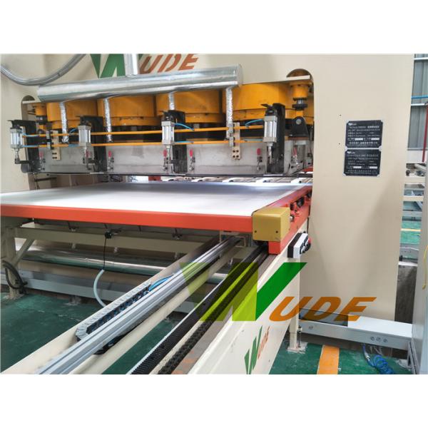 Auto Short Cycle Lamination Line Melamine Hot Press Machine High Production
