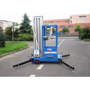 Aluminium Alloy Single Mast Lift Hydraulic Elevating Platform With 10 M Working