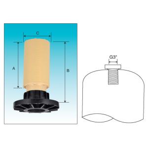 Cheap Top mount stack diffuser with net for water distributor 6 &quot; Flange for sale