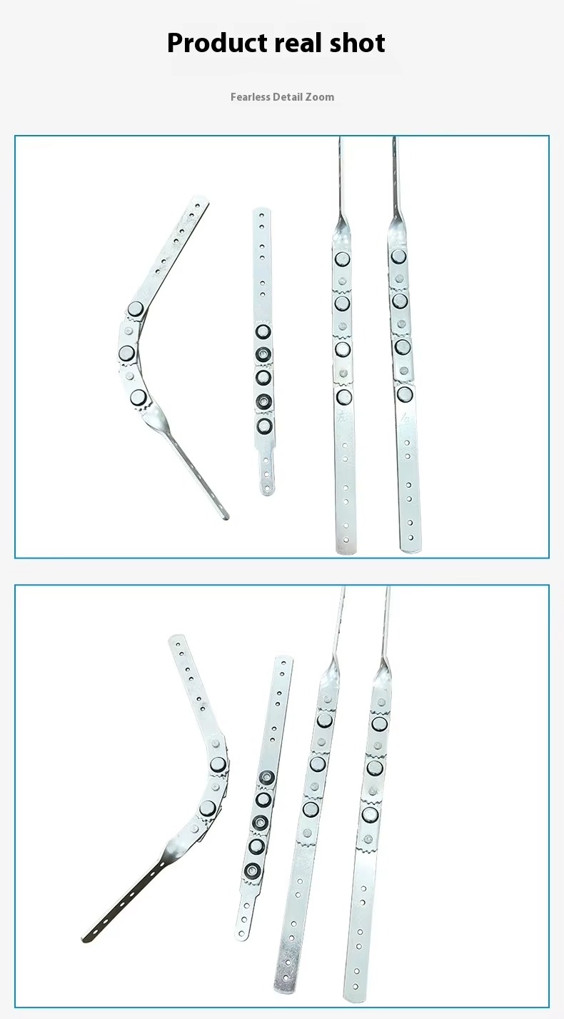 Adjustable Angle Sofa Headrest Hinge Multi-Gear Folding Hinge for Kitchen Bedroom School-Steel Metal Furniture Living Room