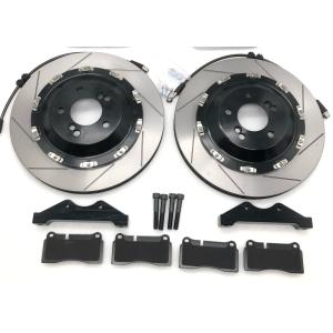 HT250 Rear Car 4 Pot Brake Kits For Cars Caliper Full Floating Bell 355*28mm