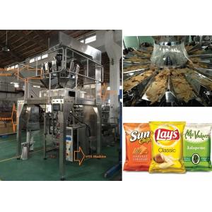 High Speed Multihead Weigher Packing Machine / Automatic Chips Packing Machine