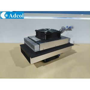 150W Thermoelectric air conditioner is designed for electronic cabinets and environmental chambers. lt can maintain ambient temperatures while removing up to 148w.