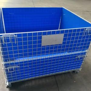 TLSW Industrial Foldable Wire Mesh Containers Capactity 1000kg