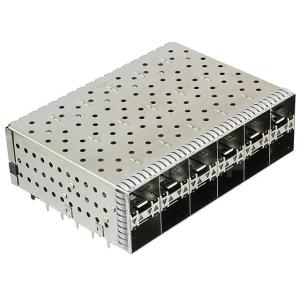 1-2007562-5 SFP+ Cage Assembly with Integrated Connector 2x6 Port Included